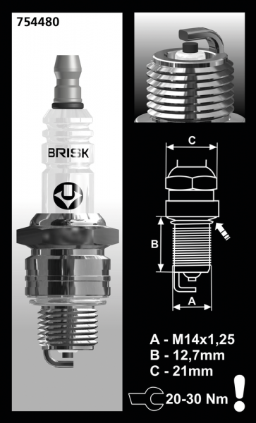 BRISK SPARK PLUGS